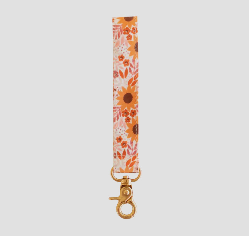 Sunflower Field - Wristlet Keychain