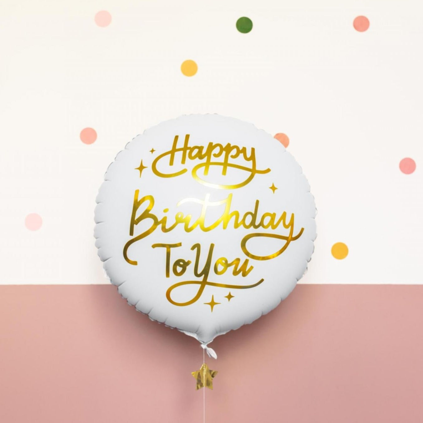 Happy Birthday To You White- Foil Balloon
