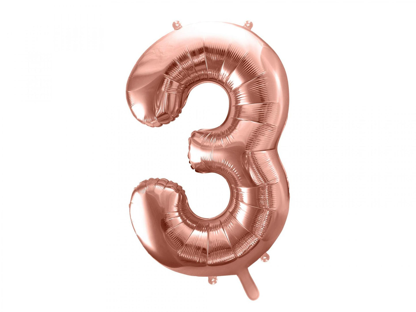 Number Balloon - Rose Gold