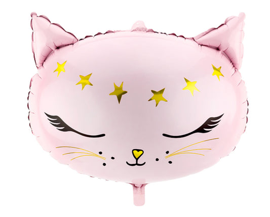 Cat Pink- Foil Balloon