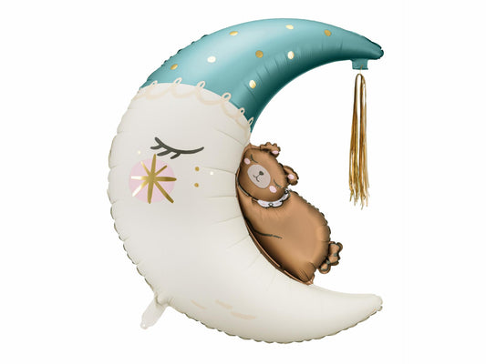 Teddy Bear Blue- Foil Balloon