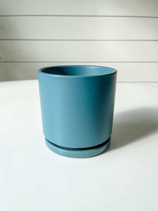 Gemstone Cylinder - Antique Teal
