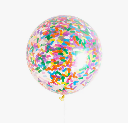 Ice Cream Sprinkles- Jumbo Confetti Balloon